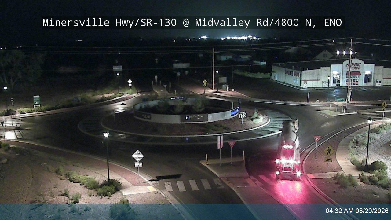 Minersville Hwy / SR-130 @ Midvalley Rd / 4800 N, ENO live camera view