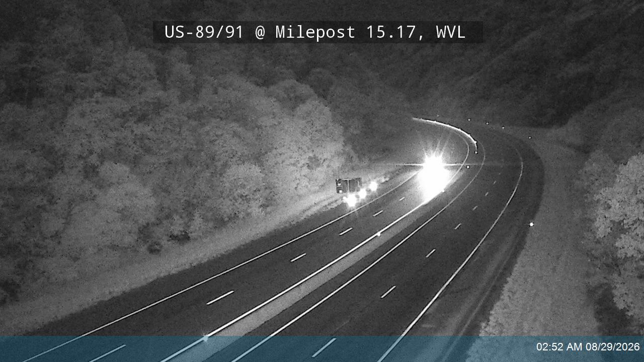 US-89/91 @ Milepost 15.17, WVL live camera view