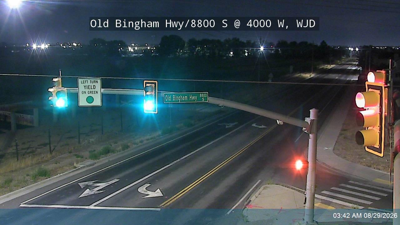Old Bingham Hwy / 8800 S @ 4000 W, WJD live camera view