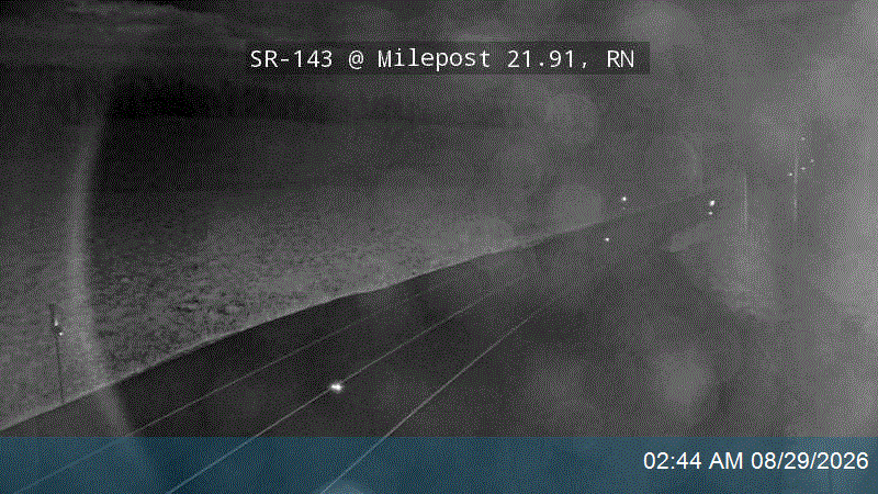 SR-143 @ Milepost 21.91, RN live camera view