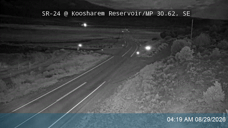 SR-24 @ Koosharem Reservoir / MP 30.62, SE live camera view