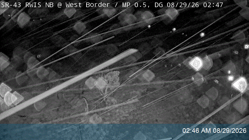 SR-43 RWIS NB @ UT/WY State Line / MP 0.44, DG live camera view