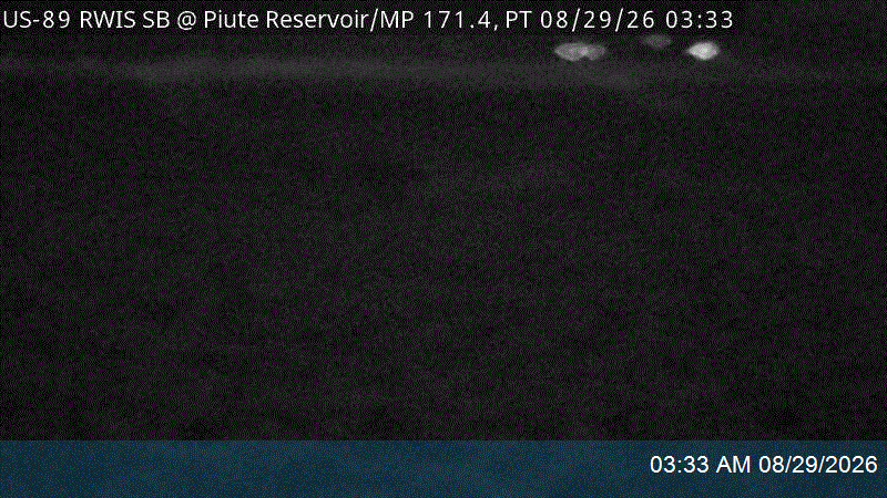 US-89 RWIS SB @ Piute Reservoir / MP 171.8, PT live camera view