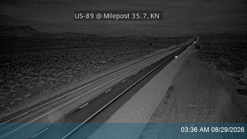 US-89 @ Milepost 35.7, KN live camera view