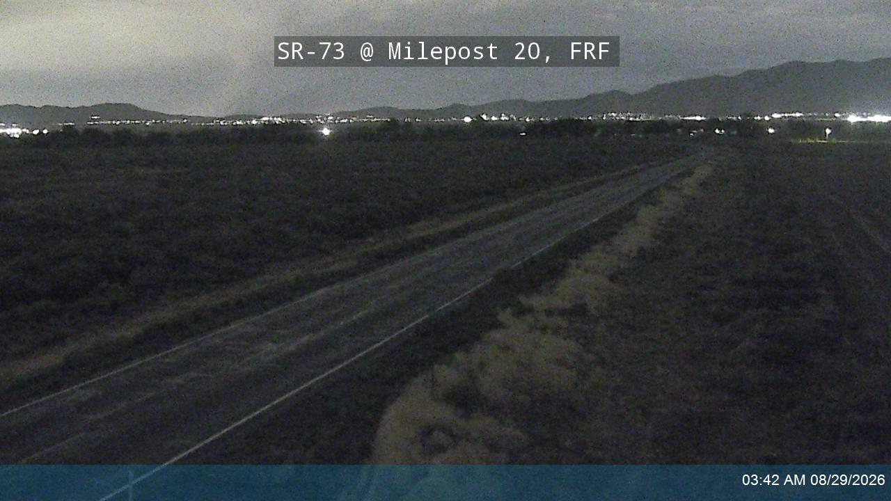 SR-73 @ Milepost 20, FRF live camera view