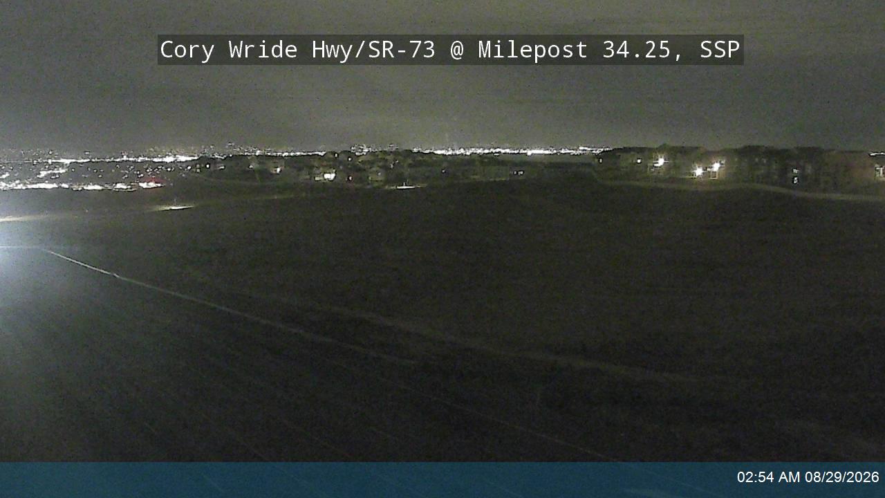 Cory Wride Hwy / SR-73 @ Milepost 34.25, SSP live camera view