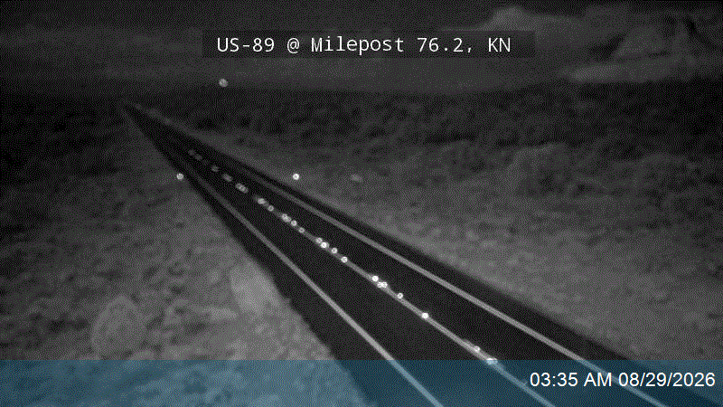 US-89 @ Milepost 76.2, KN live camera view