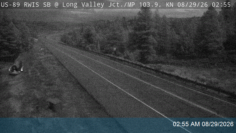 US-89 RWIS SB @ Long Valley Jct / MP 103.8, KN live camera view