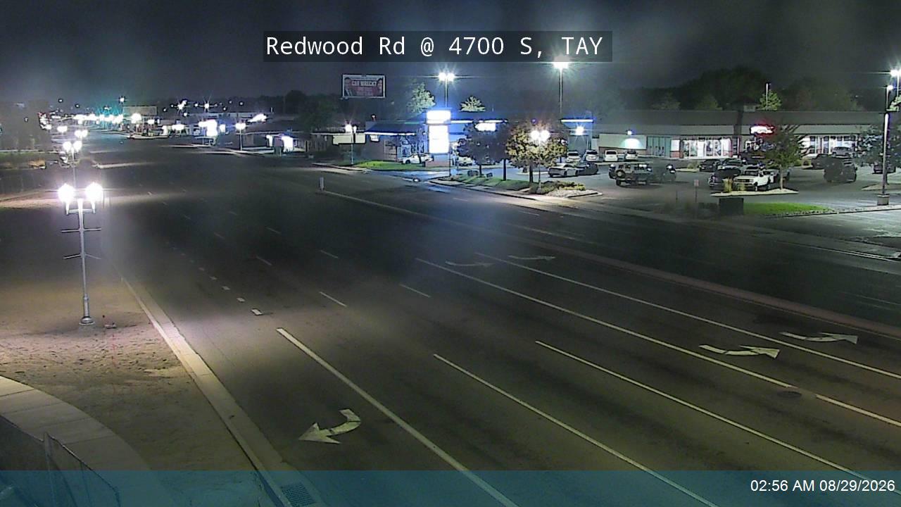 Redwood Rd / SR-68 @ 4700 S / SR-266, TAY live camera view
