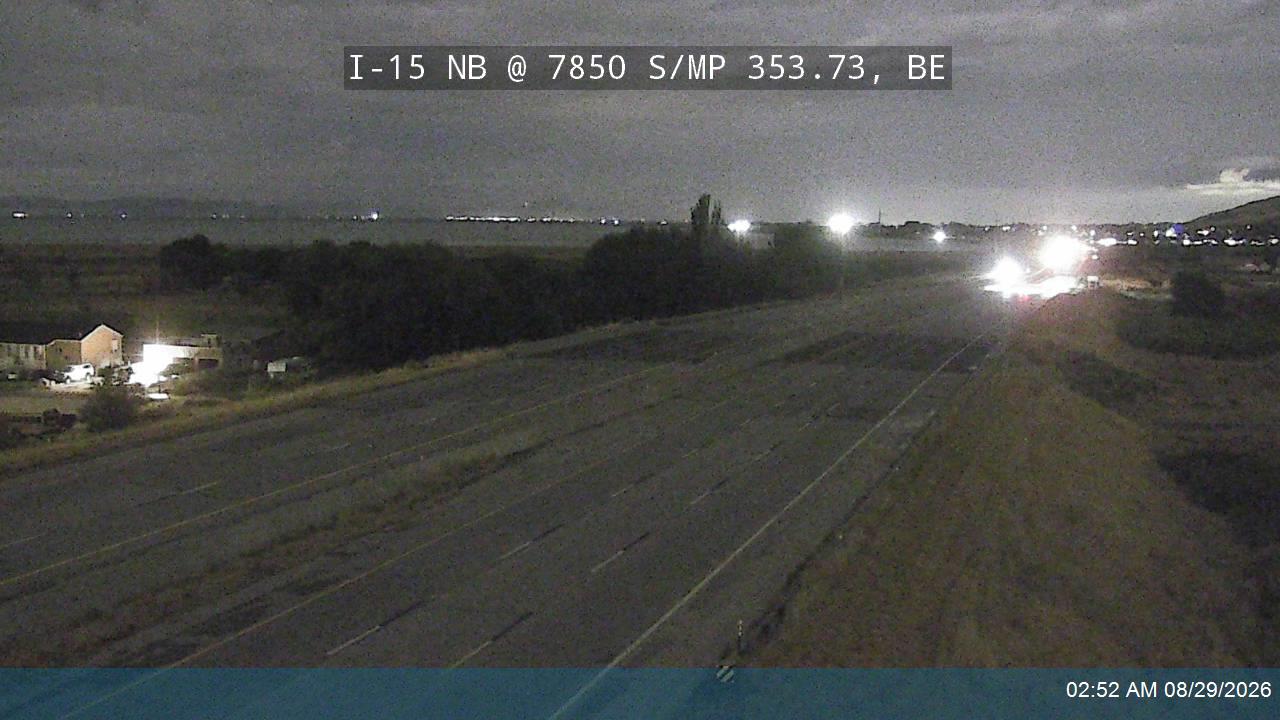 I-15 NB @ 7850 S / MP 353.73, BE live camera view