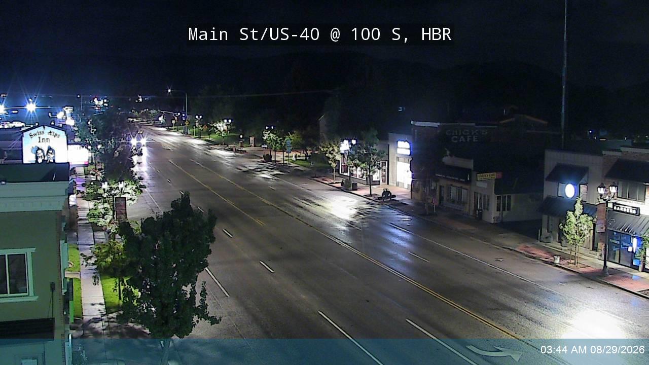 Main St / US-40 @ 100 S / MP 17, HBR live camera view