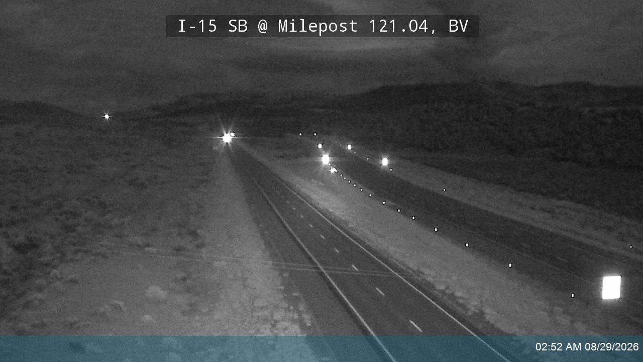 I-15 SB @ Milepost 121.04, BV live camera view