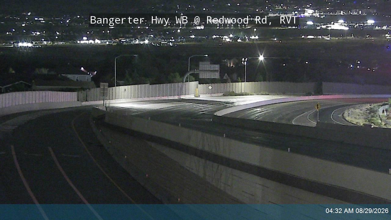 Bangerter Hwy / SR-154 WB @ Redwood Rd / SR-68, RVT live camera view