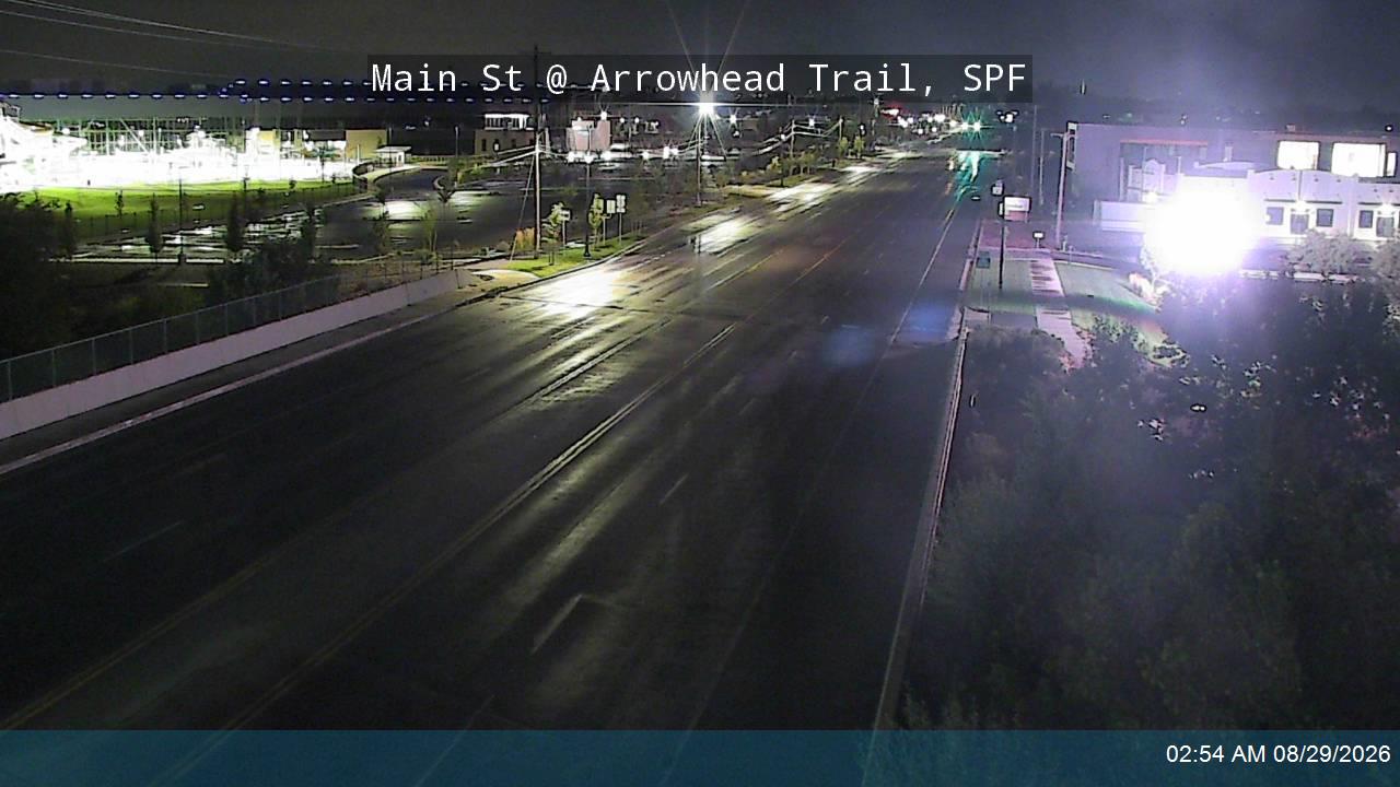 Main St / SR-198 @ Arrowhead Trail Rd / SR-164, SPF live camera view