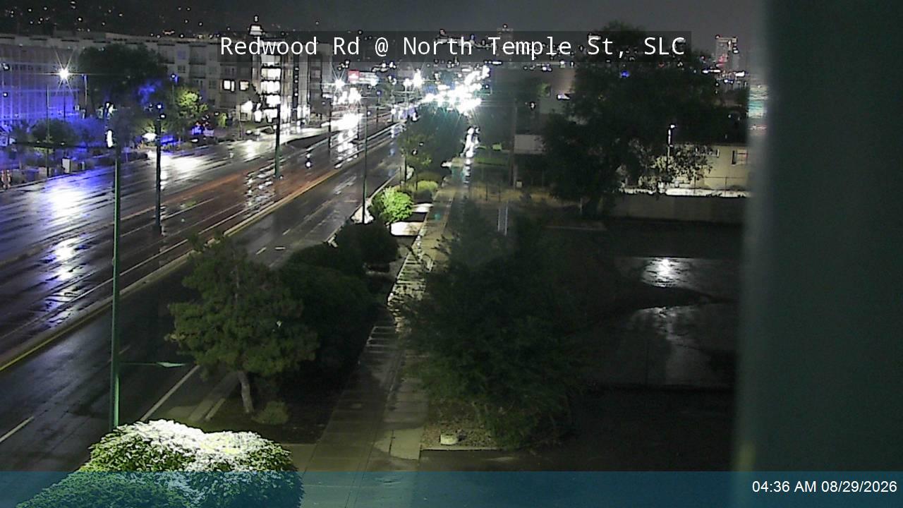 Redwood Rd / SR-68 @ North Temple St, SLC live camera view