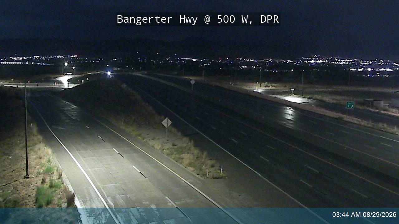 Bangerter Hwy / SR-154 @ 500 W / MP 1.25, DPR live camera view