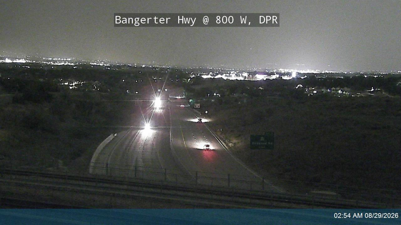 Bangerter Hwy / SR-154 @ 800 W / MP 1.86, DPR live camera view