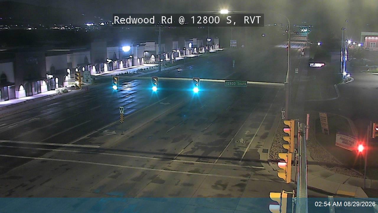 Redwood Rd / SR-68 @ 12800 S, RVT live camera view