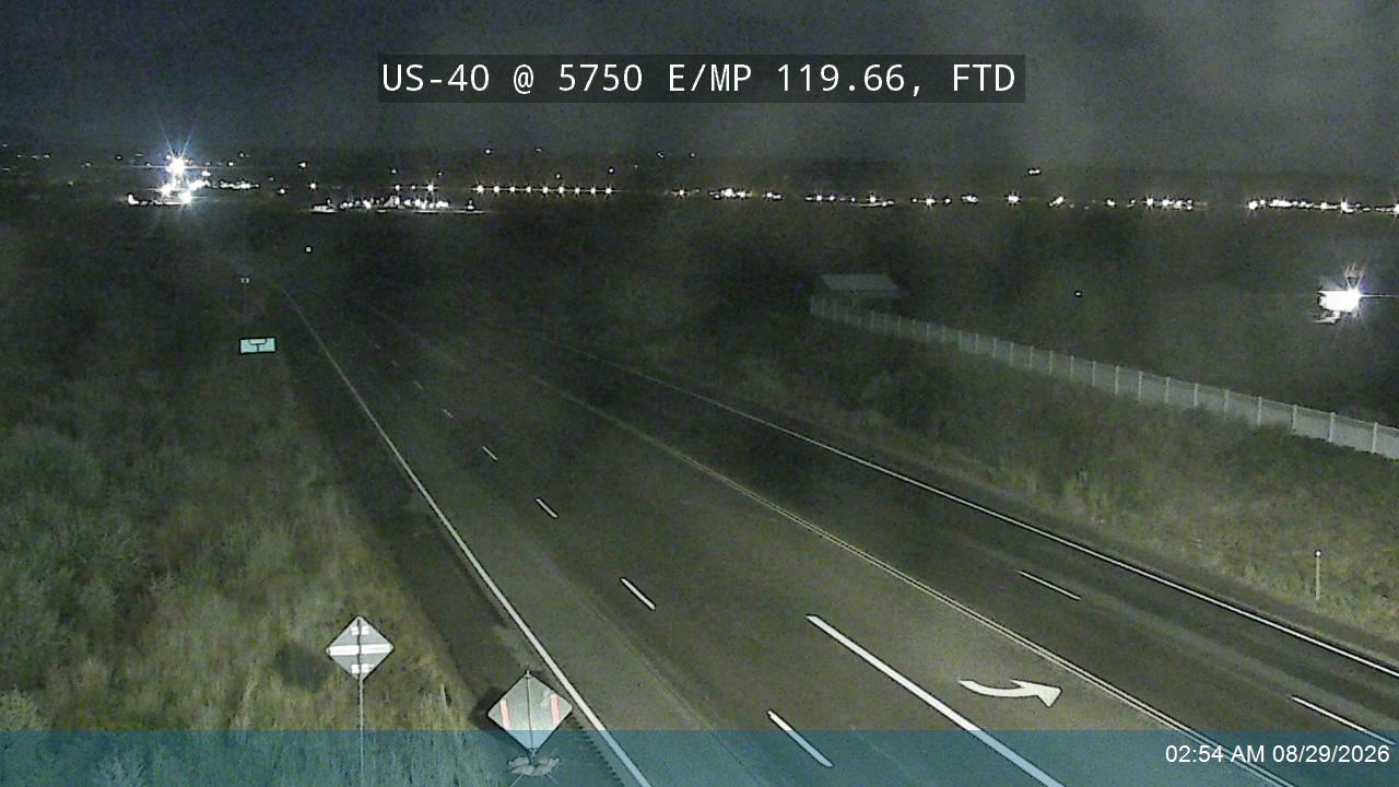 200 N / US-40 @ 5750 E / Whiterocks Hwy / MP 119.66, FTD live camera view