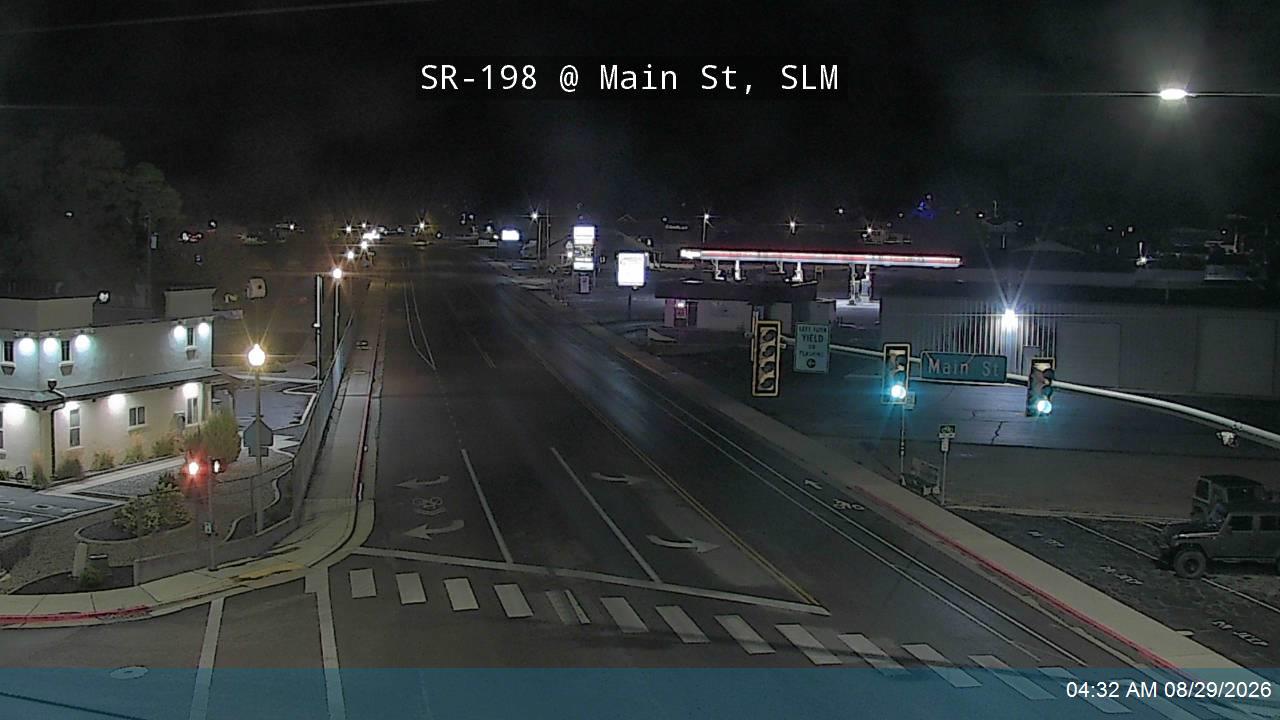 SR-198 @ Main St, SLM live camera view