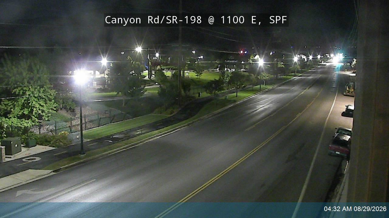 Canyon Rd / SR-198 @ 1100 E, SPF live camera view