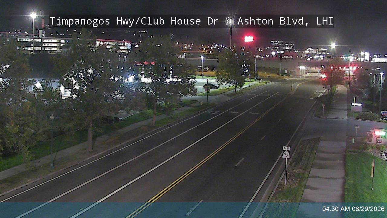 Timpanogos Hwy / Club House Dr / SR-92 @ Ashton Blvd, LHI live camera view