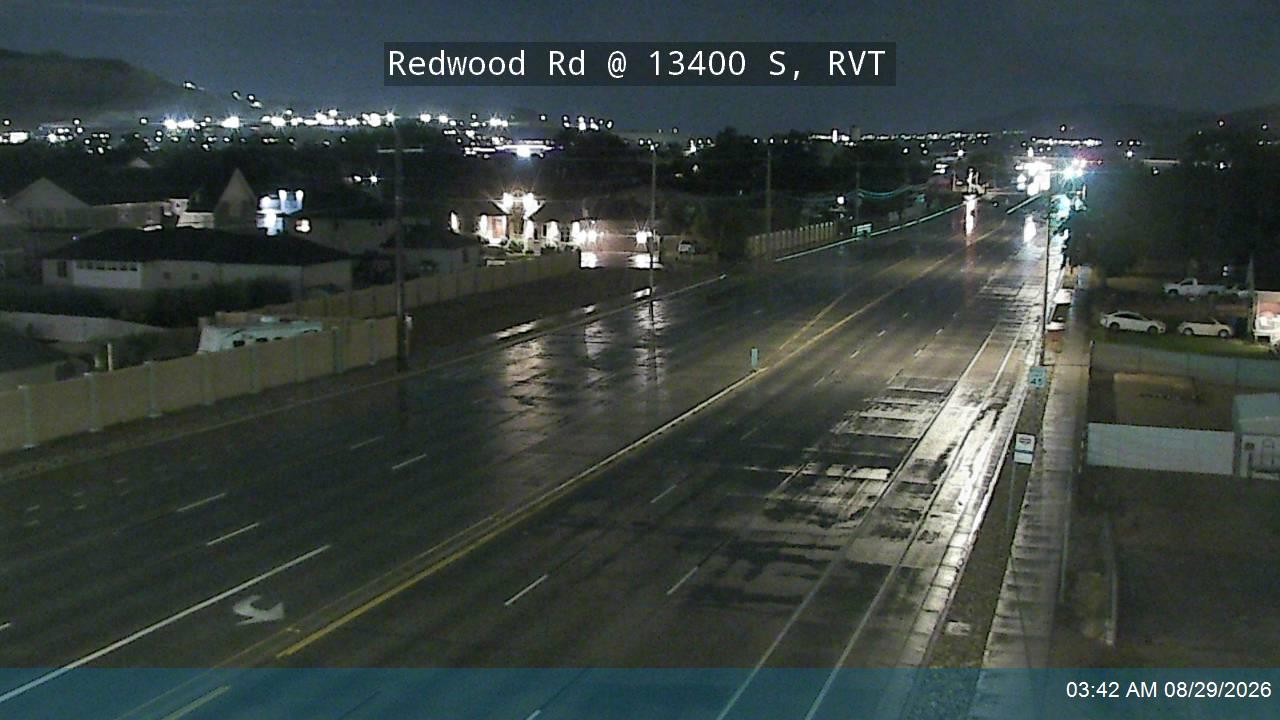 Redwood Rd / SR-68 @ 13400 S, RVT live camera view