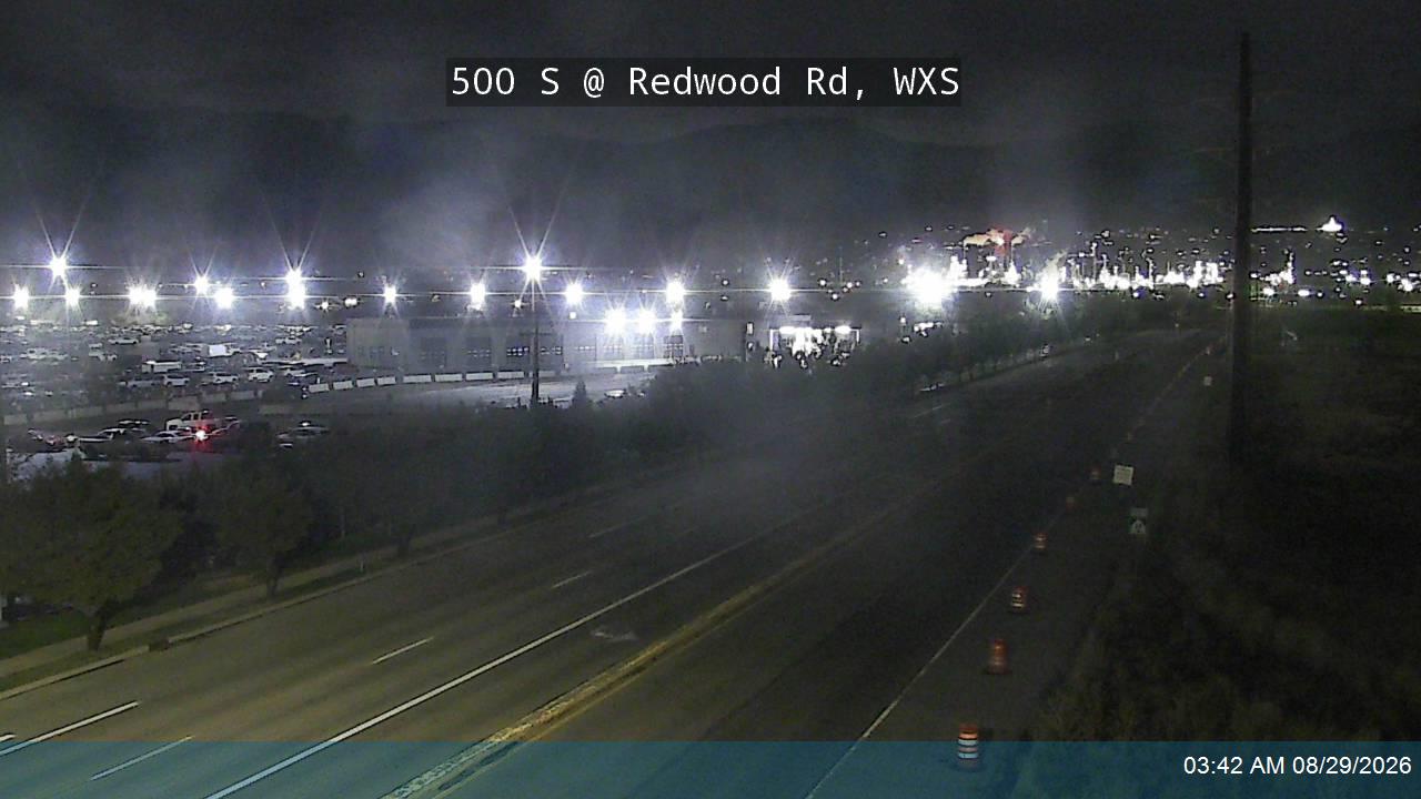 500 S @ Redwood Rd / SR-68, WXS live camera view