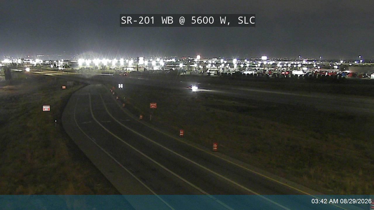 SR-201 WB @ 5600 W / SR-172, SLC live camera view