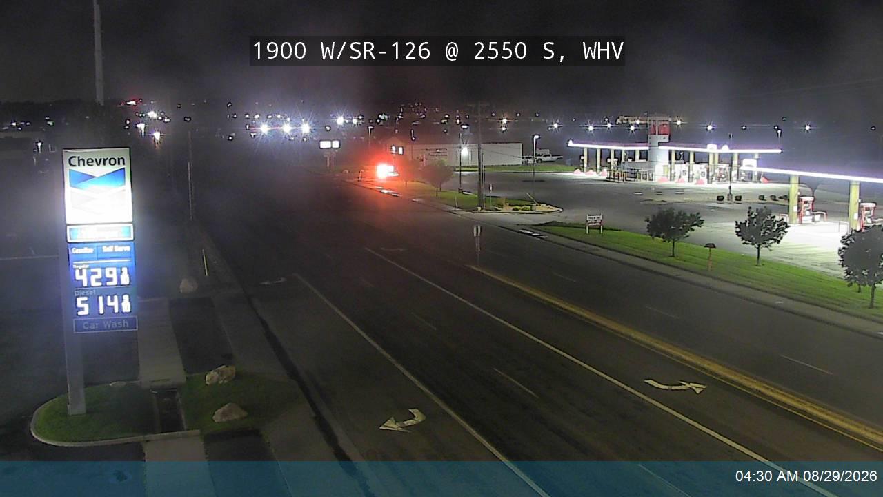1900 W / SR-126 @ 2550 S, WHV live camera view