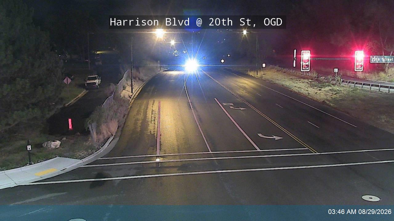 Harrison Blvd / 1200 E / SR-203 @ 20th St, OGD live camera view
