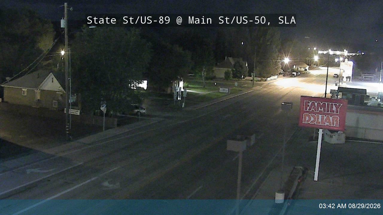 State St / US-89 @ Main St / US-50, SLA live camera view