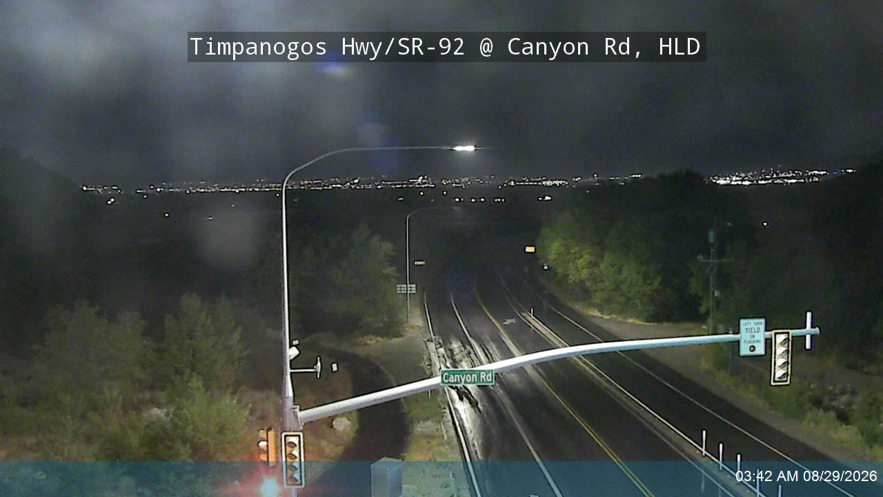 Timpanogos Hwy / SR-92 @ Canyon Rd, HLD live camera view