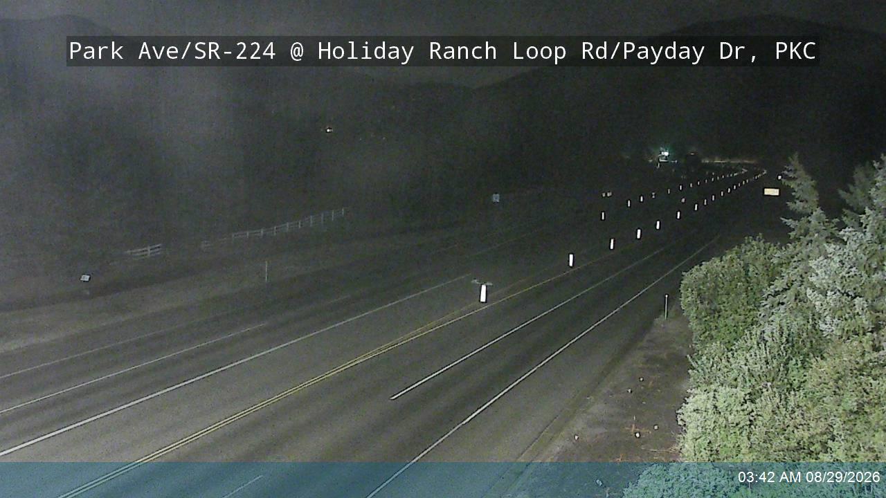 Park Ave / SR-224 @ Holiday Ranch Loop Rd / Payday Dr, PKC live camera view