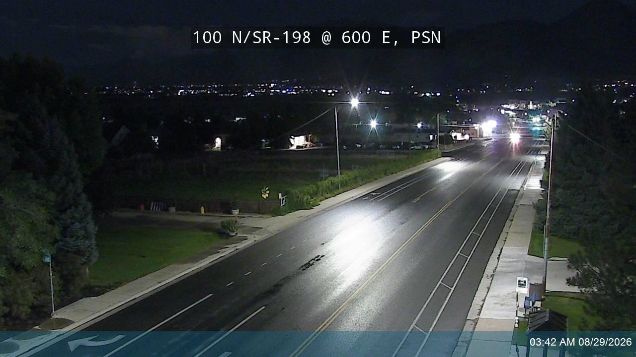 100 N / SR-198 @ 600 E, PSN live camera view