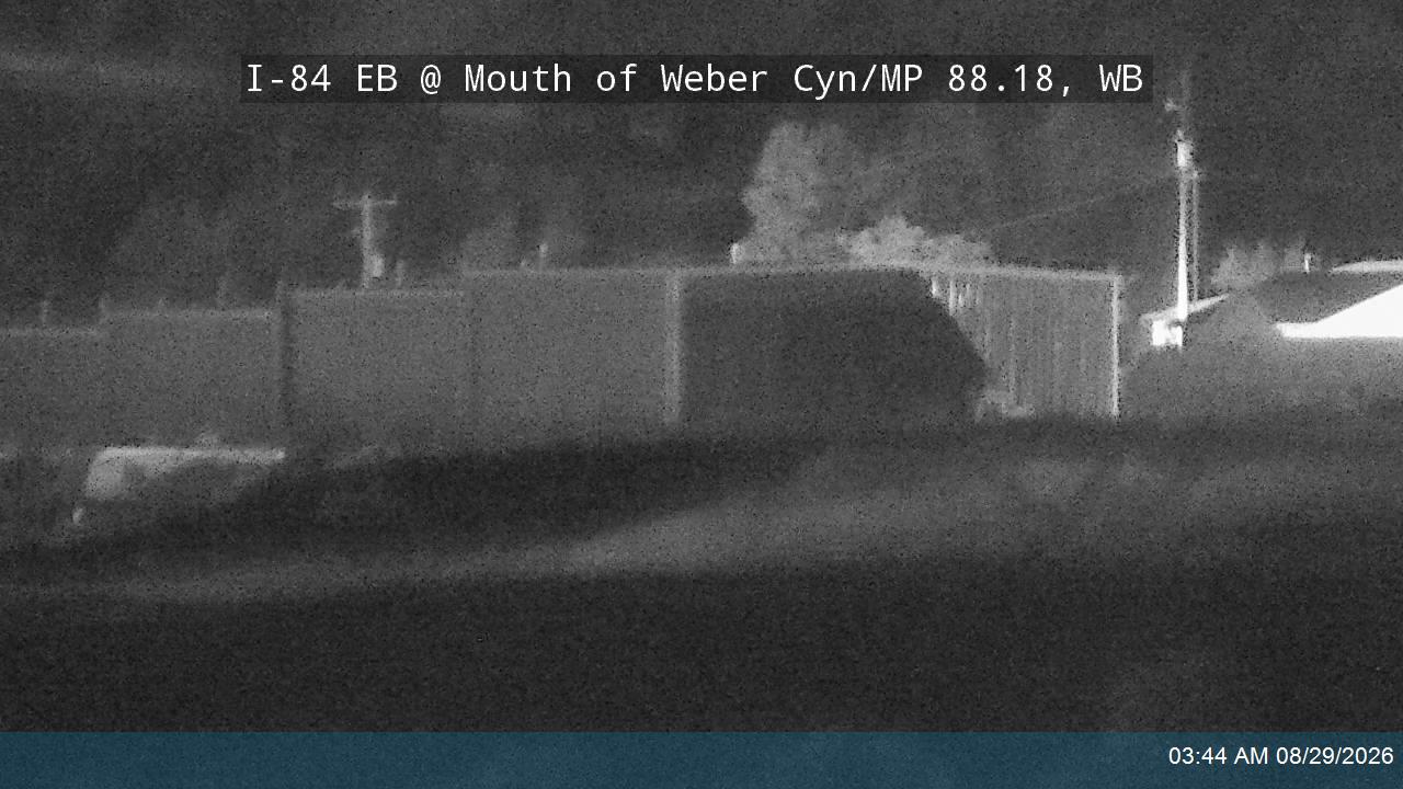 I-84 EB @ Mouth of Weber Cyn / MP 88.18, WB live camera view