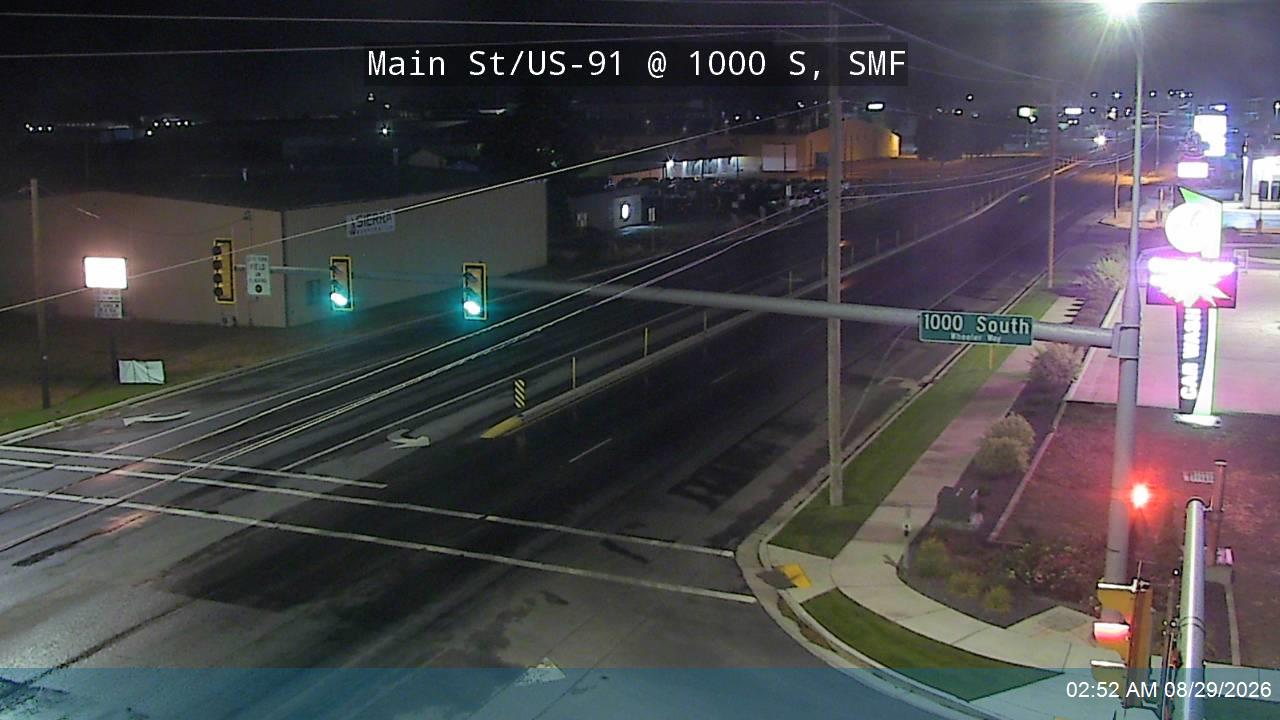 Main St / US-91 @ 1000 S / Wheeler Way, SMF live camera view