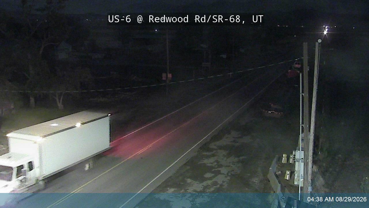 US-6 @ Redwood Rd / SR-68, UT live camera view