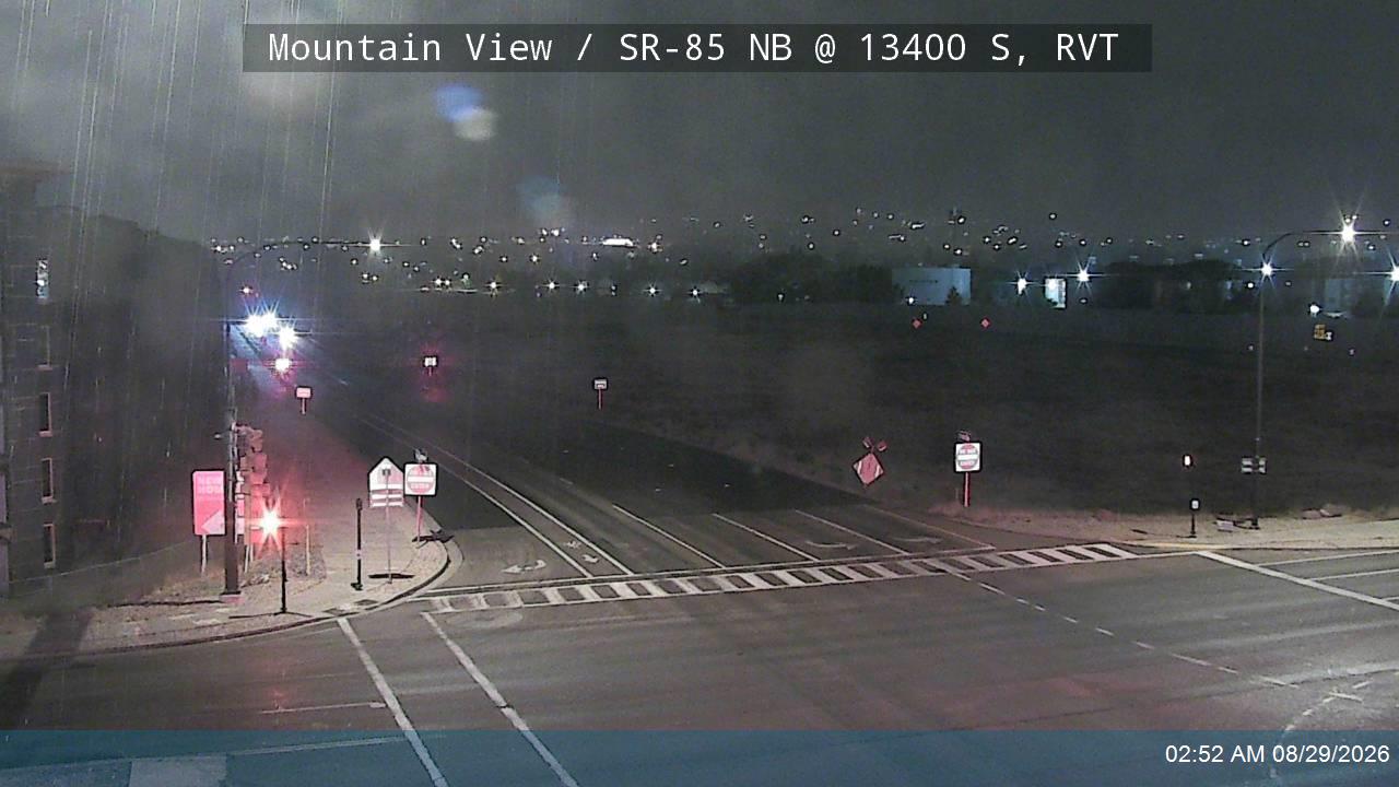 Mountain View / SR-85 NB @ 13400 S, RVT live camera view