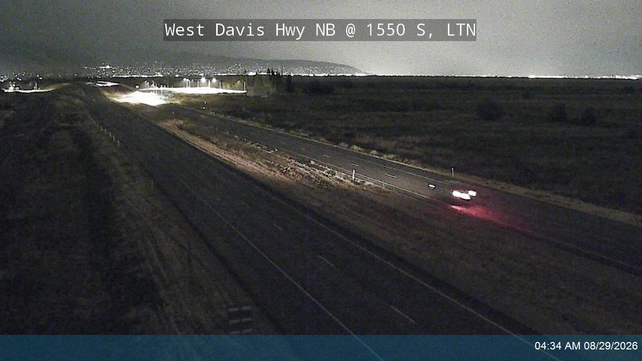 West Davis Hwy / SR-177 NB @ 1550 S / MP 8.18, LTN live camera view