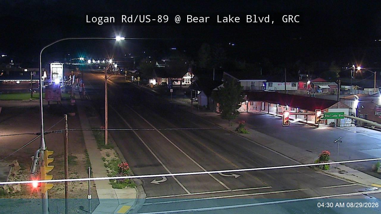 Logan Rd / US-89 @ Bear Lake Blvd / SR-30, GRC live camera view