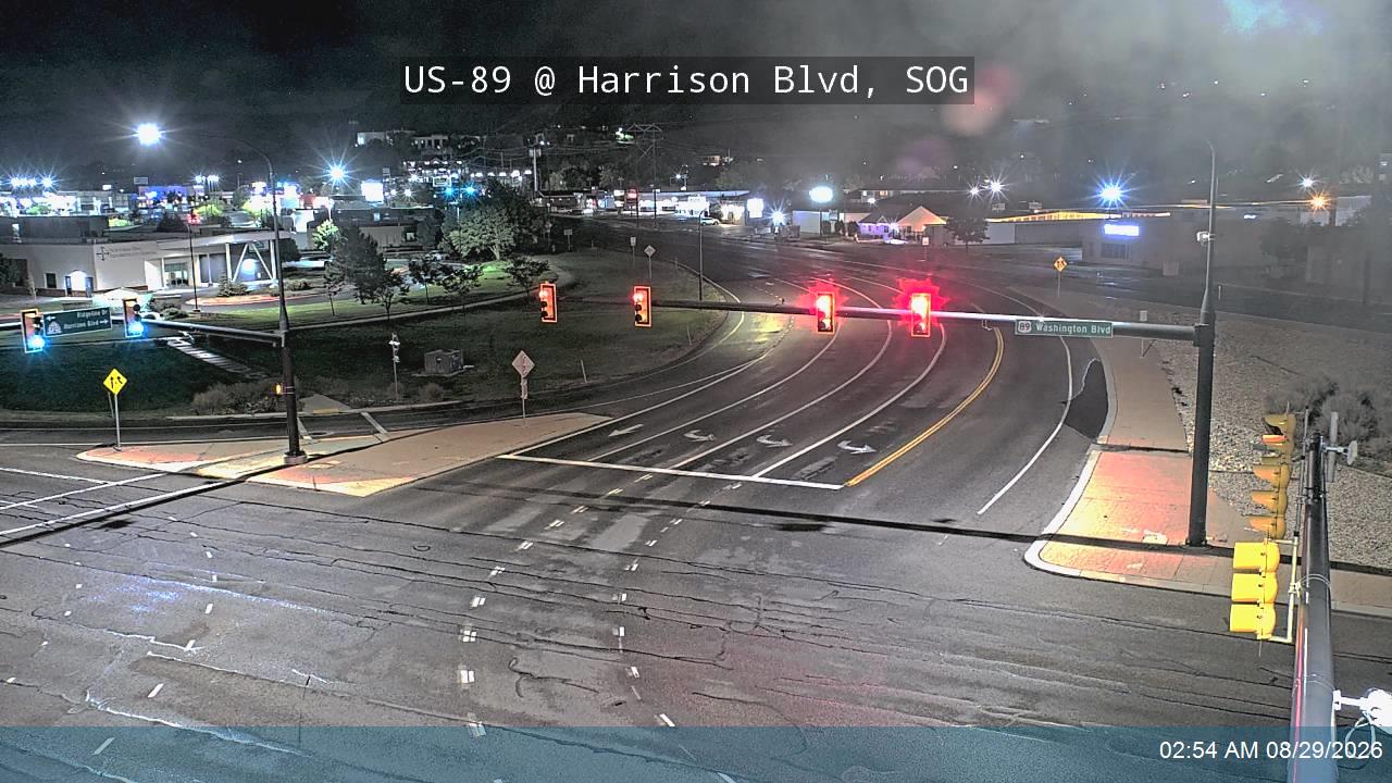 US-89 @ Harrison Blvd / 1550 E / SR-203, SOG live camera view