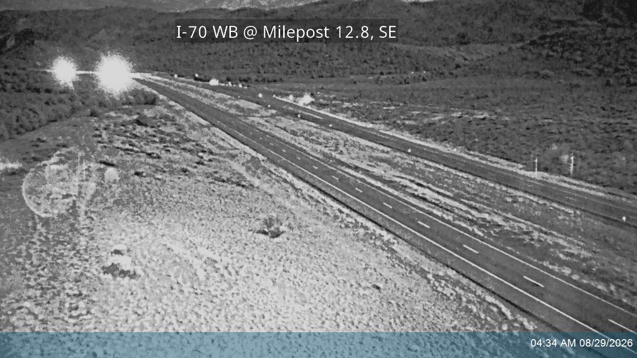 I-70 WB @ Milepost 12.8, SE live camera view