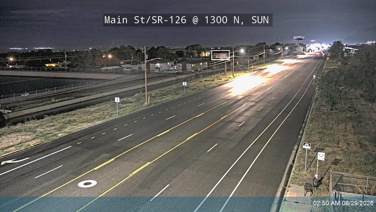 Main St / SR-126 @ 1300 N, SUN live camera view
