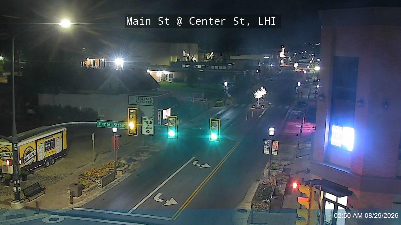 Main St @ Center St, LHI live camera view