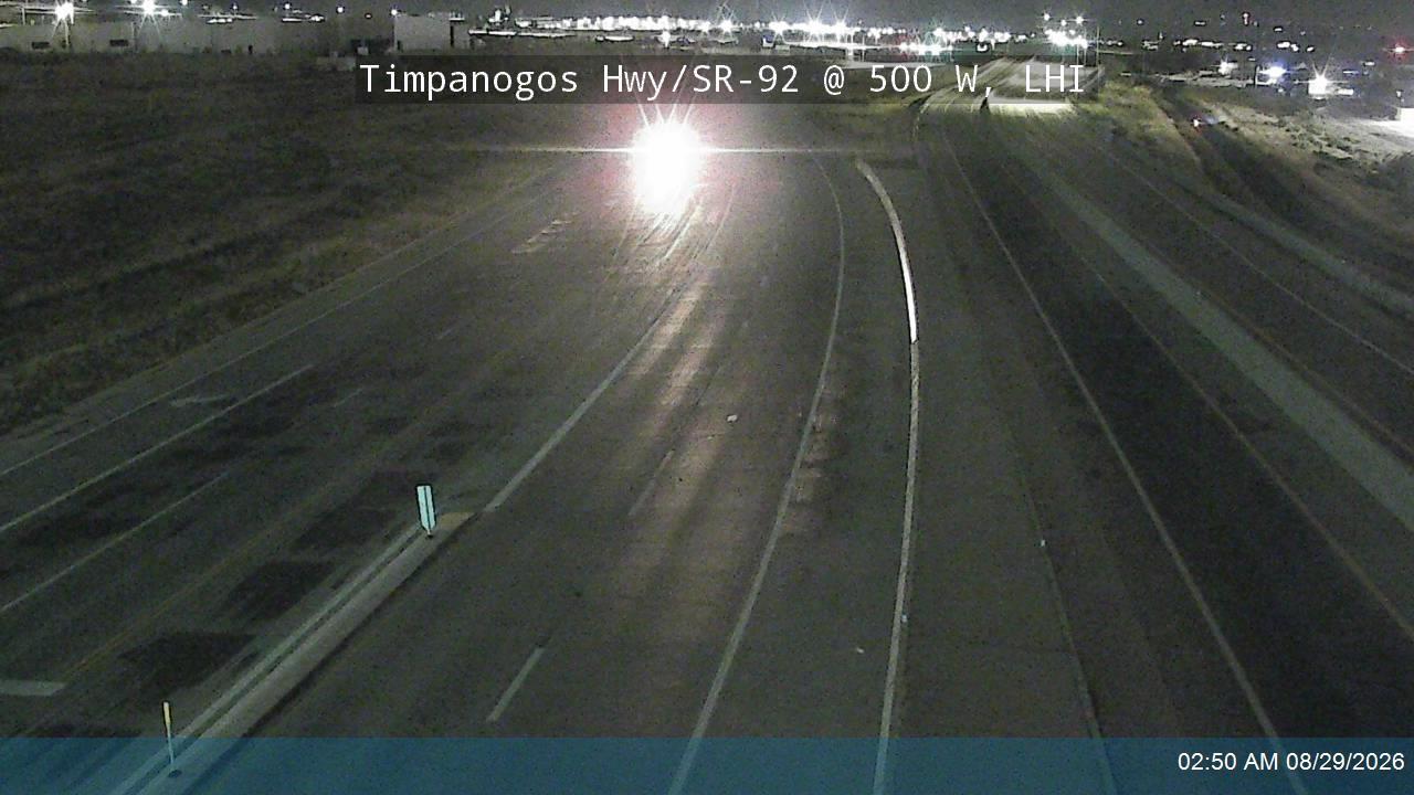 Timpanogos Hwy / 3500 N / SR-92 @ 500 W, LHI live camera view