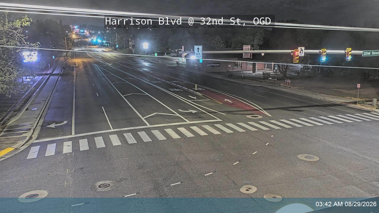 Harrison Blvd / 1200 E / SR-203 @ 32nd St, OGD live camera view