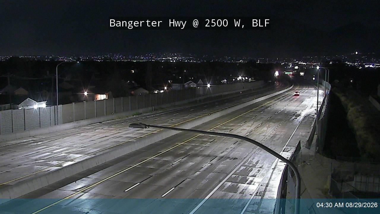 Bangerter Hwy / SR-154 @ 2500 W / MP 3.82, BLF live camera view