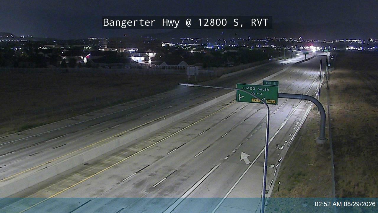 Bangerter Hwy / SR-154 @ 12800 S, RVT live camera view