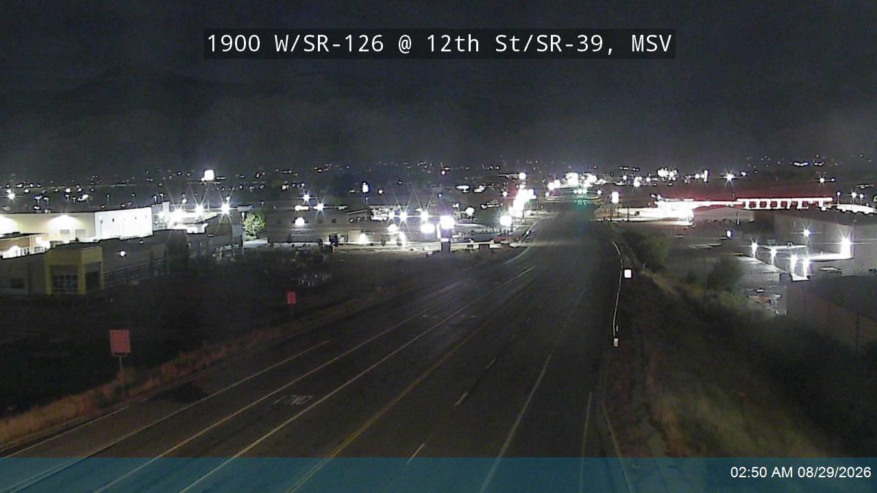 1900 W / SR-126 @ 12th St / SR-39, MSV live camera view